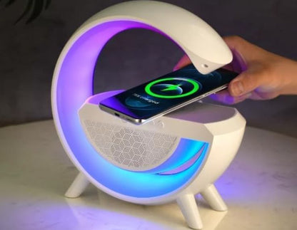 G-Shape Wireless Night Light Lamp Bluetooth Speaker