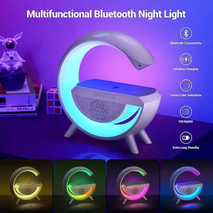 G-Shape Wireless Night Light Lamp Bluetooth Speaker