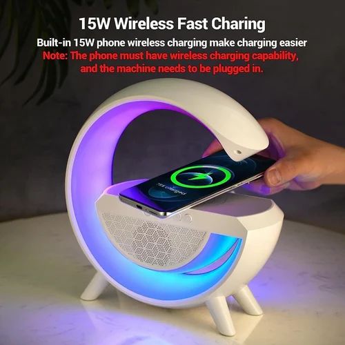 G-Shape Wireless Night Light Lamp Bluetooth Speaker