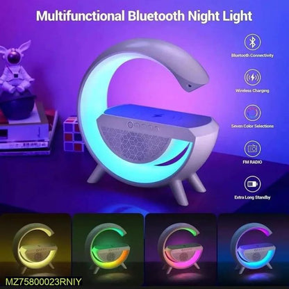 G-Shape Wireless Night Light Lamp Bluetooth Speaker